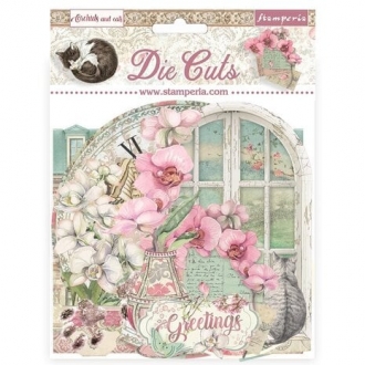 Orchids and Cats Die Cuts...