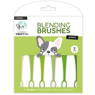 Blending Brushes Greens 2cm...