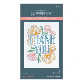 Thank You Blooms - Betterpress