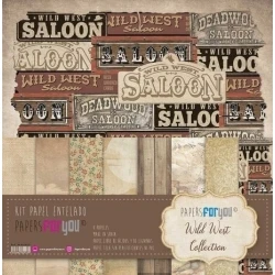 Wild West Canvas Scrap Pack (8pcs) - Papers for You