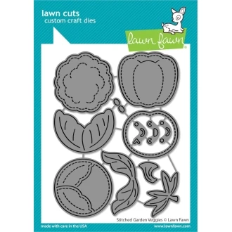 Stitched Garden Veggies - Lawn Fawn