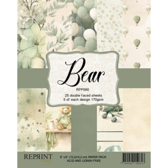 Bear 6x6" Paper Pack - Reprint