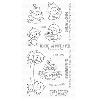 Monkey Around Clearstamps -...