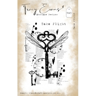 Take Flight A6 Clearstamp -...