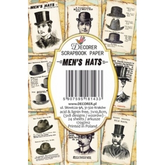 Men's Hats Mini Paper Pack...