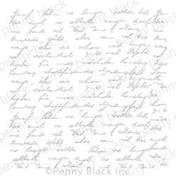 Noted Embossingfolder 6x6"- Penny Black