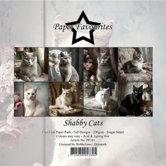 Shabby Cats 6x6" Paper Pack...