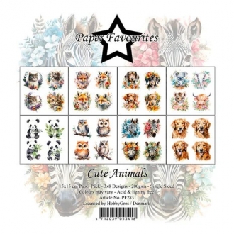 Cute Animals 6x6" Paper...
