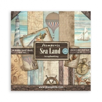Sea Land 8x8" Paper Pack -...