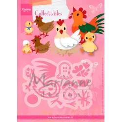 COL1429 - Collectables Dies Eline's Chicken Family