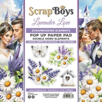 Lavender Love 6x6" Pop Up...