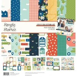 Pack Your Bags 12x12" Collection Kit - Simple Stories