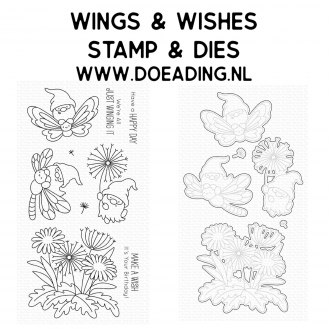 SET Wings & Wishes Stamps &...