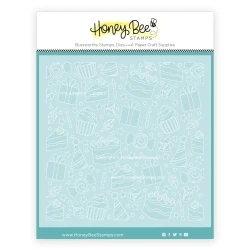 It's A Party - Set of 6 Coordinating Stencils - Honey Bee