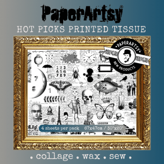 Printed Tissue - Paperartsy