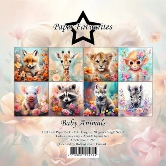 Baby Animals 6x6" Paper...