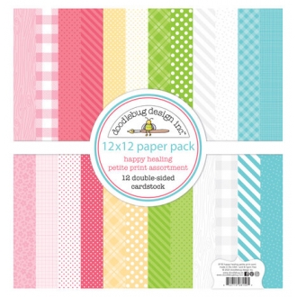 Happy Healing 12x12" Petite Prints Assortment Pack - Doodlebug