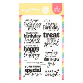 Birthday Wishes Clearstamps...