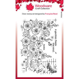 Hollyhocks Clearstamps -...
