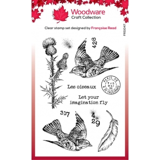 Flying Birds Clearstamps -...