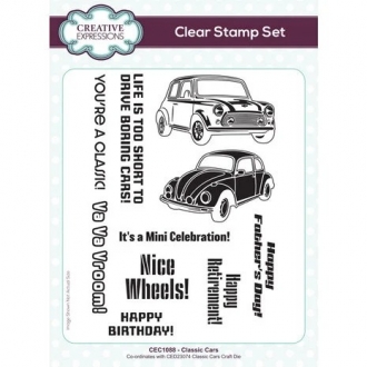 Clearstamp A5 Classic Cars...