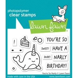 LF3297 - You're so Narly Clearstamps - Lawn Fawn