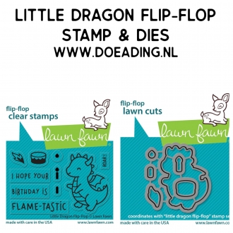 SET Little Dragon Flip-flop...