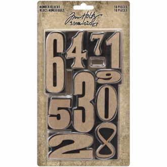 Tim Holtz Number Blocks