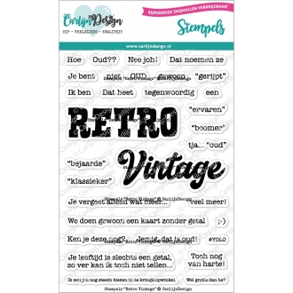 Stempels Retro Vintage -...