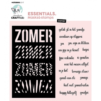 Clearstamp + Stencil Zomer...