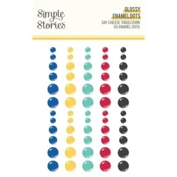 Say Cheese Tinseltown Glossy Enamel Dots - Simple Stories