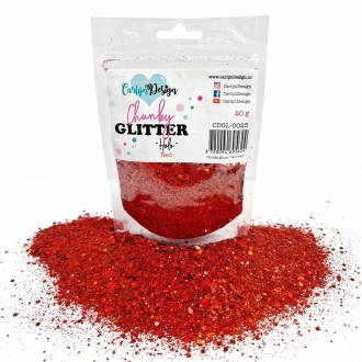 Holo Red - Chunky Glitter -...