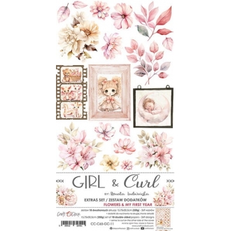 Girl & Curl - Extras Set Flowers - Craft O' Clock