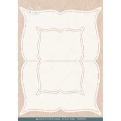 Stencil - Card Deco Essentials - Rose Decorations Label