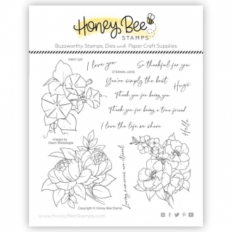 Eternal Love 6x6" Clearstamp - Honey Bee