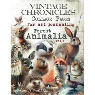 Animalia 1 - Collage Ephemera Book