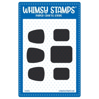 Mini Slim Pickens Mask Stencil - Whimsy Stamps