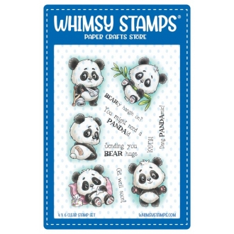 Panda Get Well Clearstamp -...