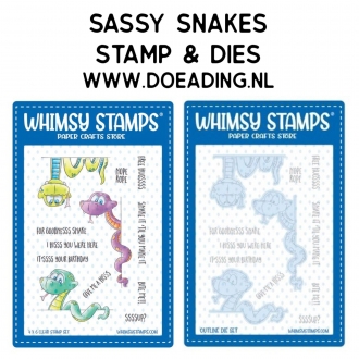 SET Sassy Snakes Stamp &...