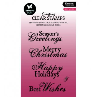 Clearstamp Best Wishes...