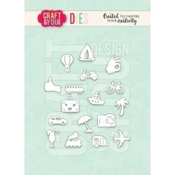 Travel Pictograms Set Dies - Craft & You