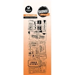 Clearstamp Tickets Background Grunge Collection Nr.676 - Studio Light