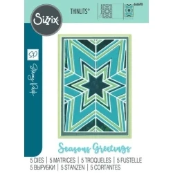 Thinlits Die by Stacey Park Cosmopolitan Christmas Star Bright - Sizzix