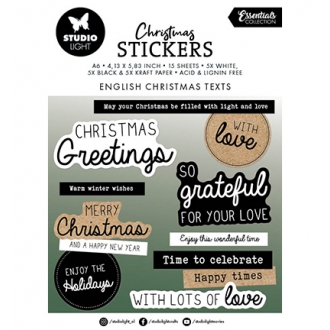 Stickers English Christmas...