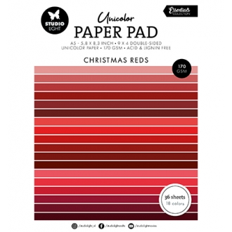 Paper Pad A5 Christmas Reds...