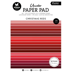 Paper Pad A5 Christmas Reds Essentials Nr.205 - Studio Light