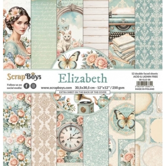 Elizabeth 12x12" Paper Pad - Scrapboys