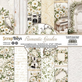 Romantic Garden 6x6" Paper Pad - Scrapboys