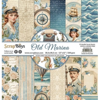 Old Marina 12x12" Paper Pad - Scrapboys