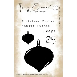 Christmas Wishes A7 Clearstamp - Tracy Evans